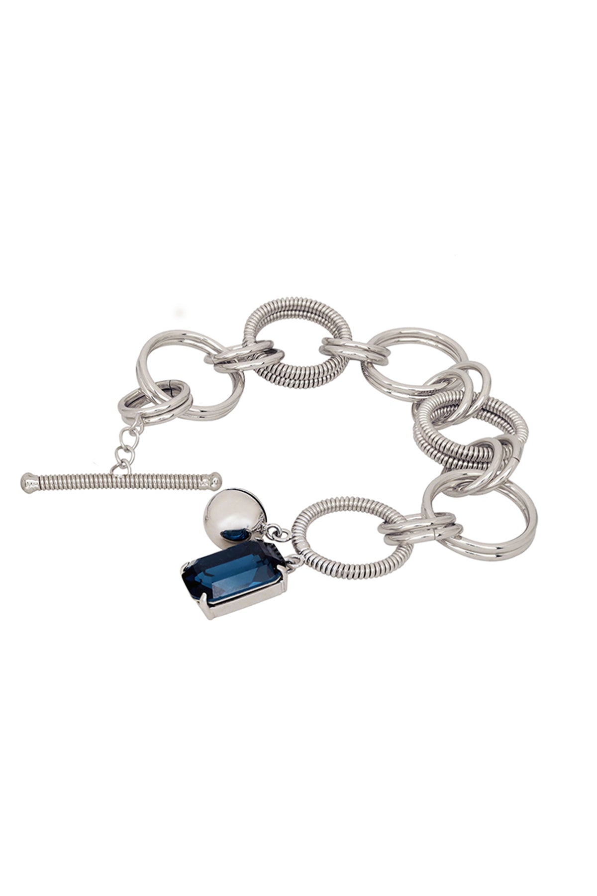 Silver Plated Crystal Bracelet