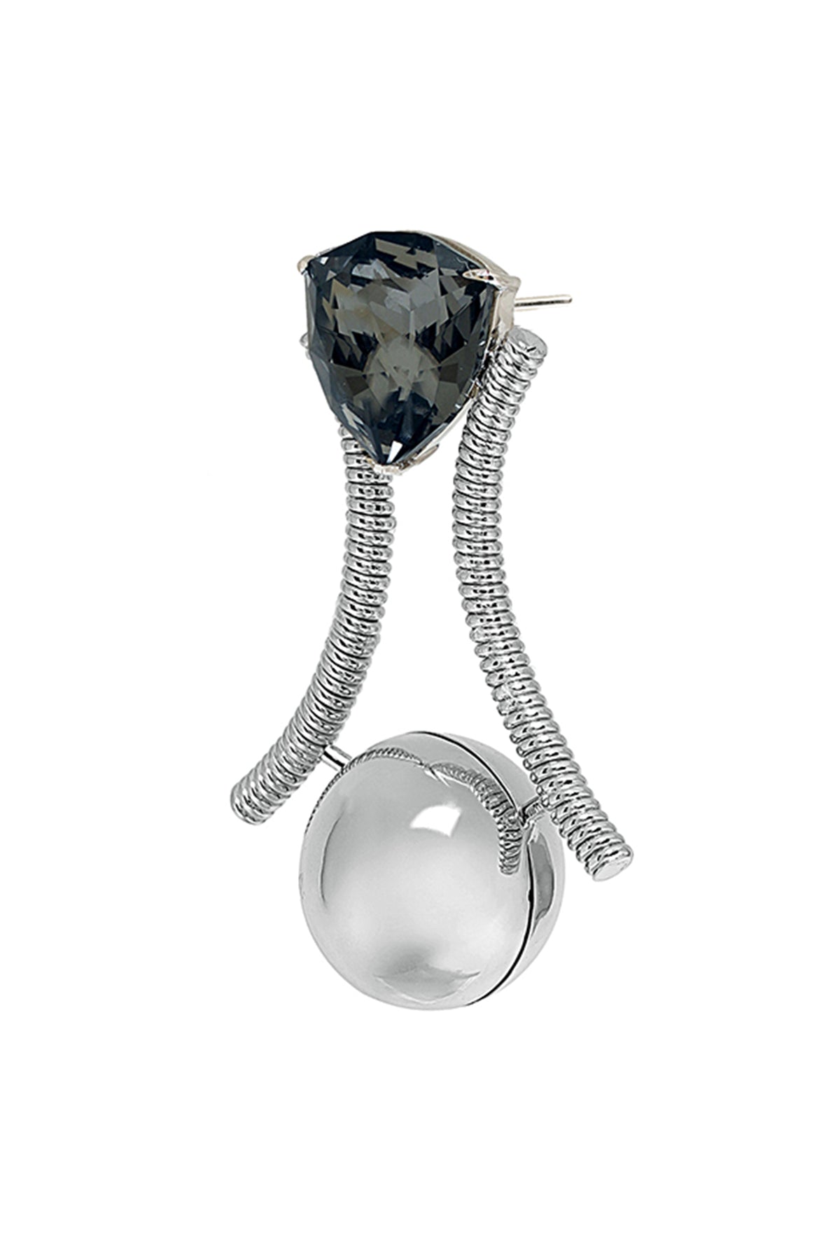 Silver Plated Gemstone Danglers