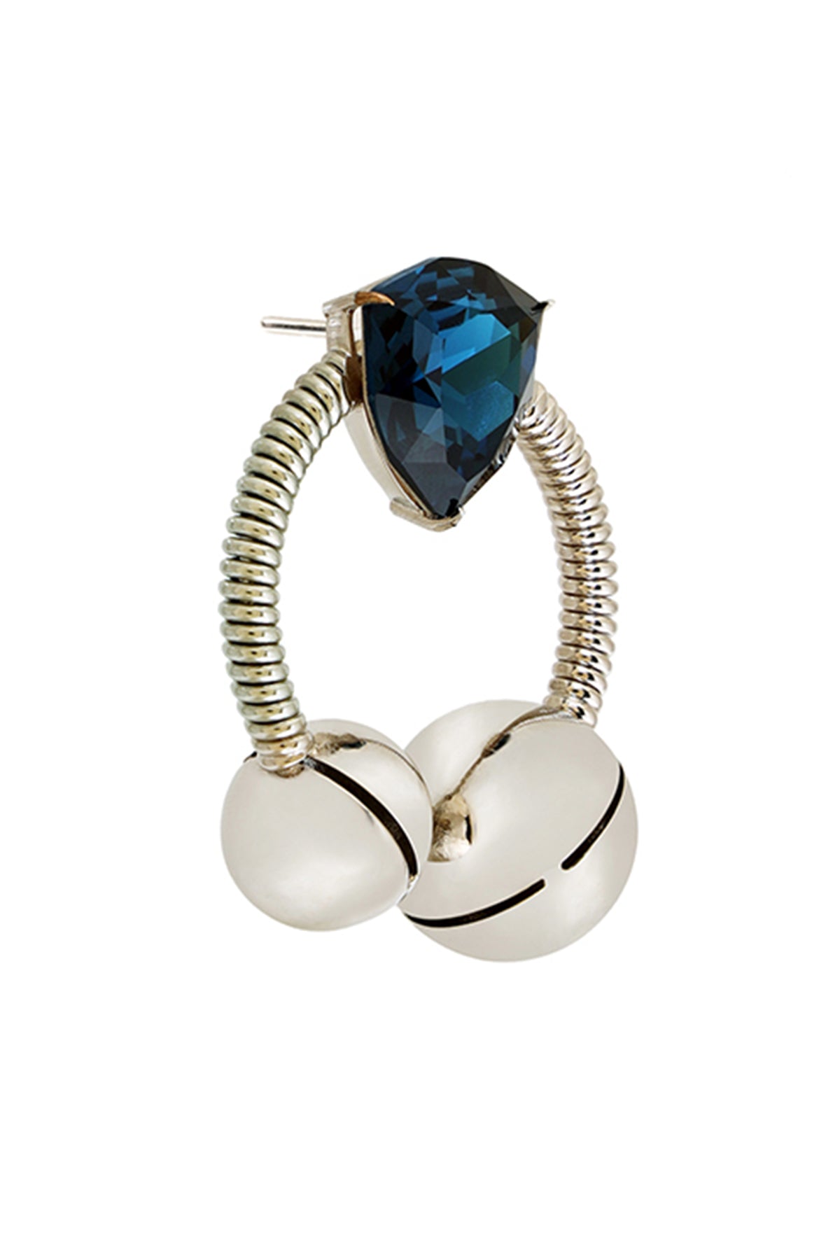 Silver Plated Pearls Danglers