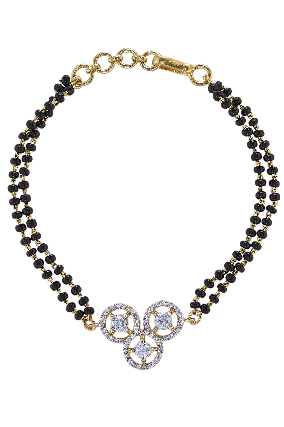 Silver Sevanthi Hand Mangalsutra