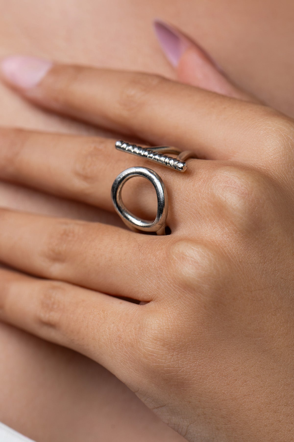 Buy Silver Shade Royal Pitarah Ring for women by Ethnic Andaz online available at scrollnshops