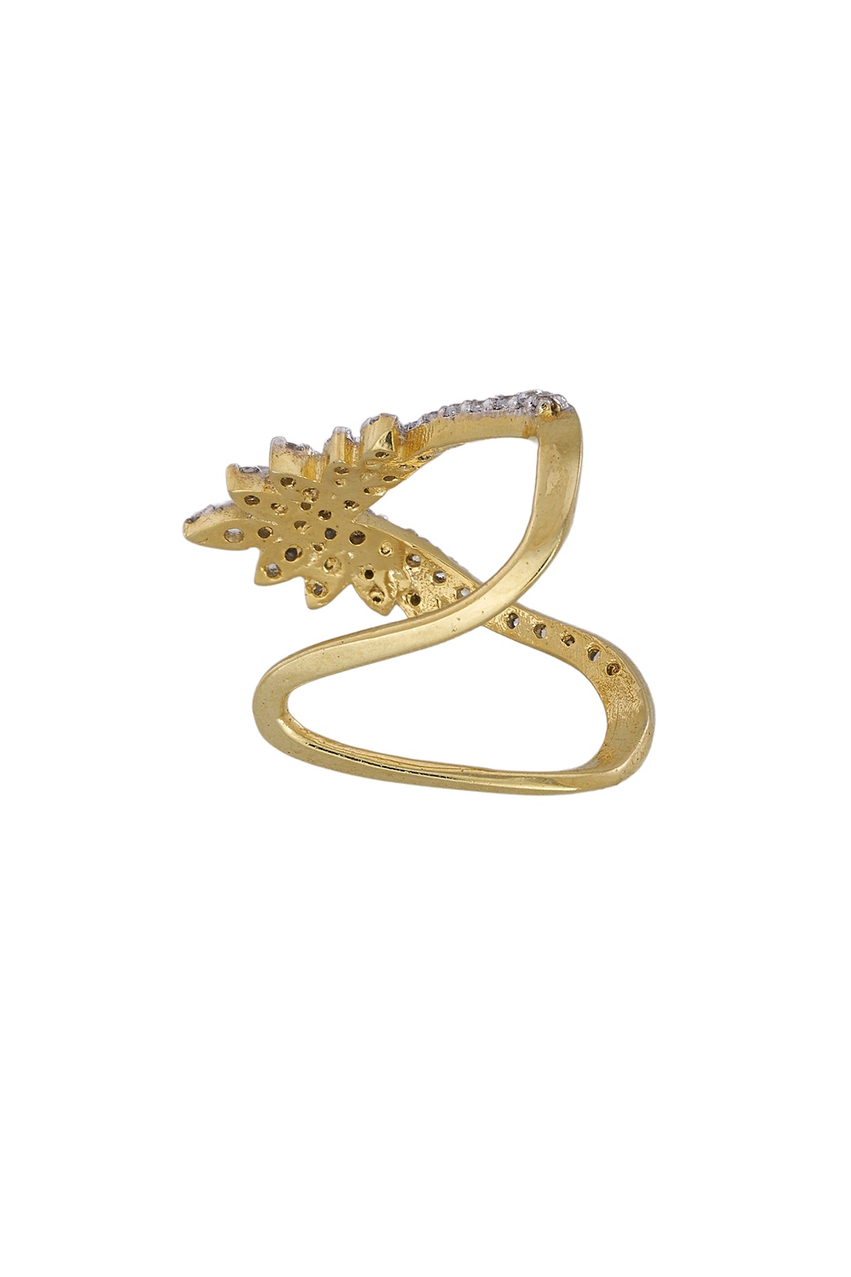 Silver Stone Embellished Ring