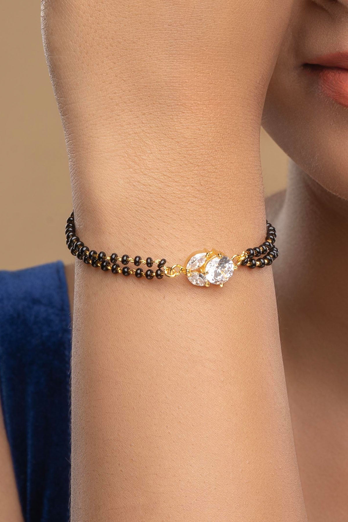 Buy Silver Sunset Hand Mangalsutra by Sica for women online at ScrollnShops