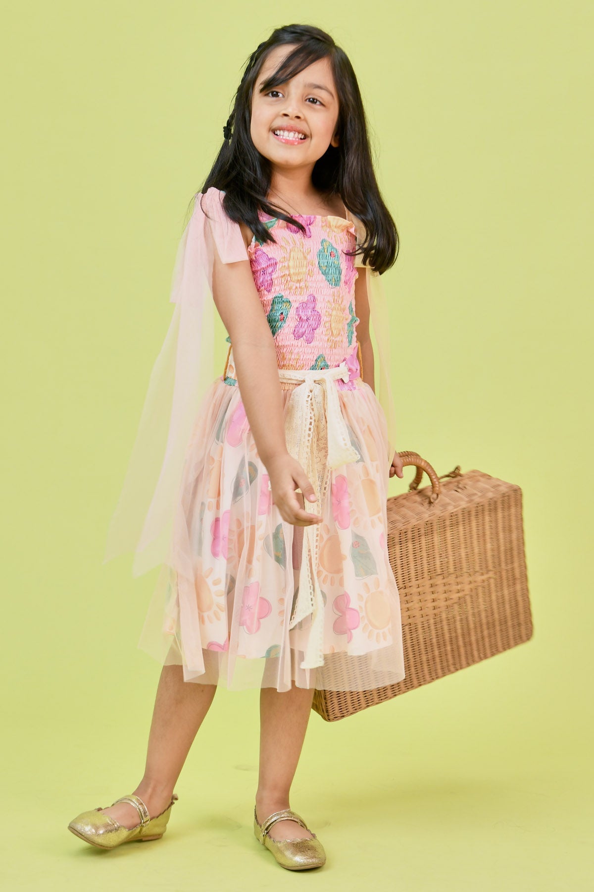 Designer Little Shiro Sleeveless Printed Dress For Kids (Boys & Girls) Available online at ScrollnShops