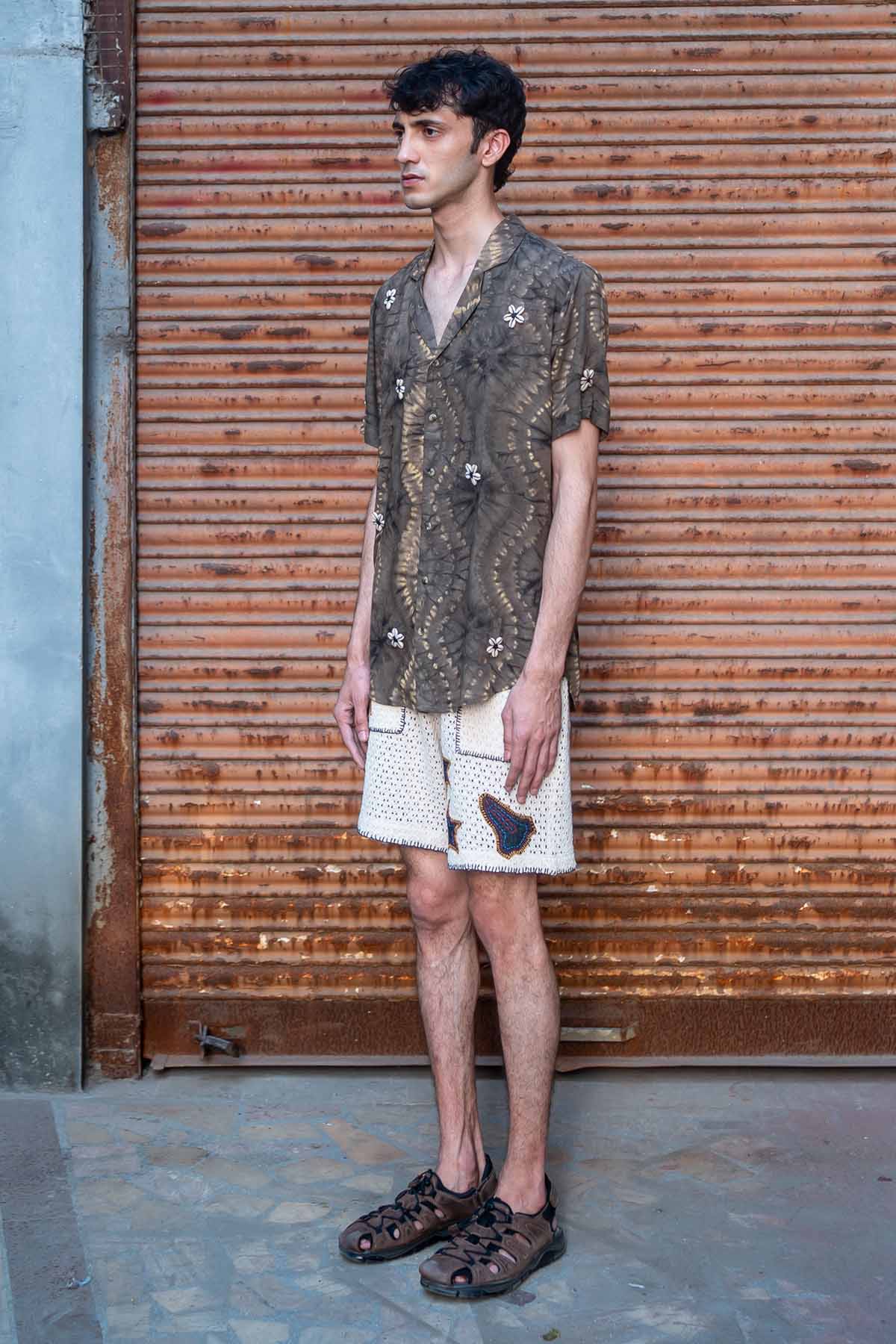 Space Applique Shorts