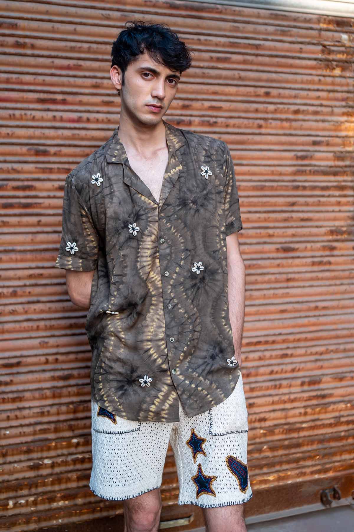 Space Applique Shorts