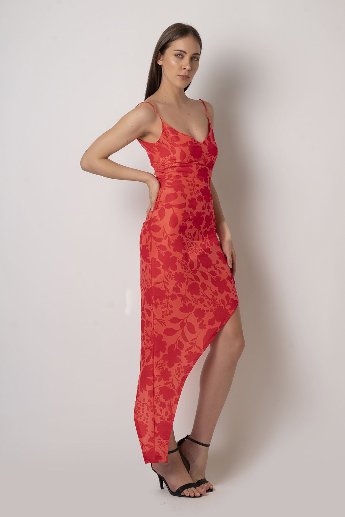 Spaghetti Straps Blossom Dress