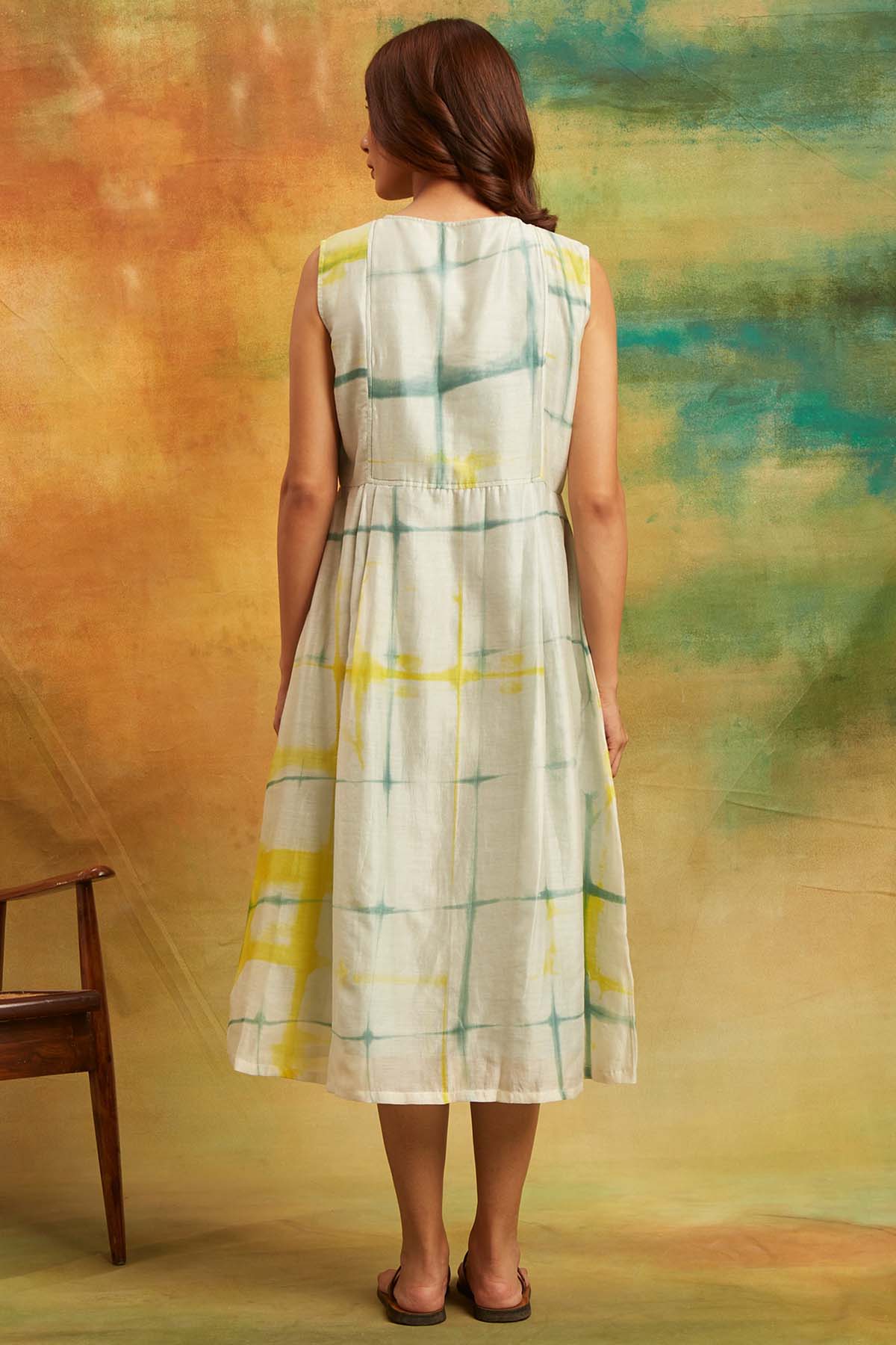Square Printed Dress