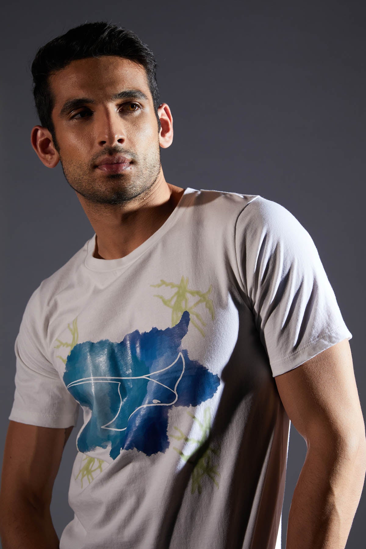 Stingrey Fish Print T-shirt