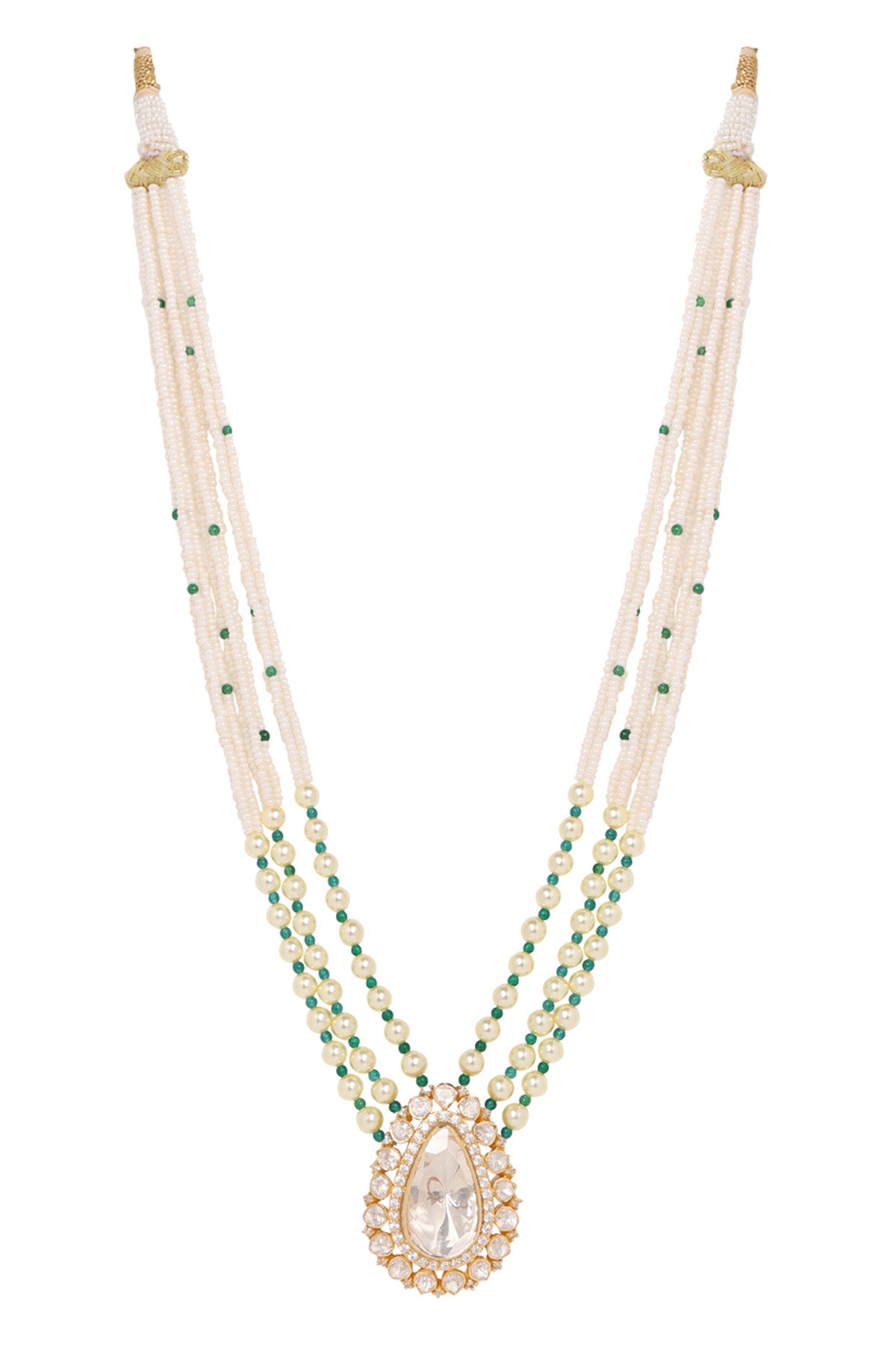 Stone & Polki Long Necklace