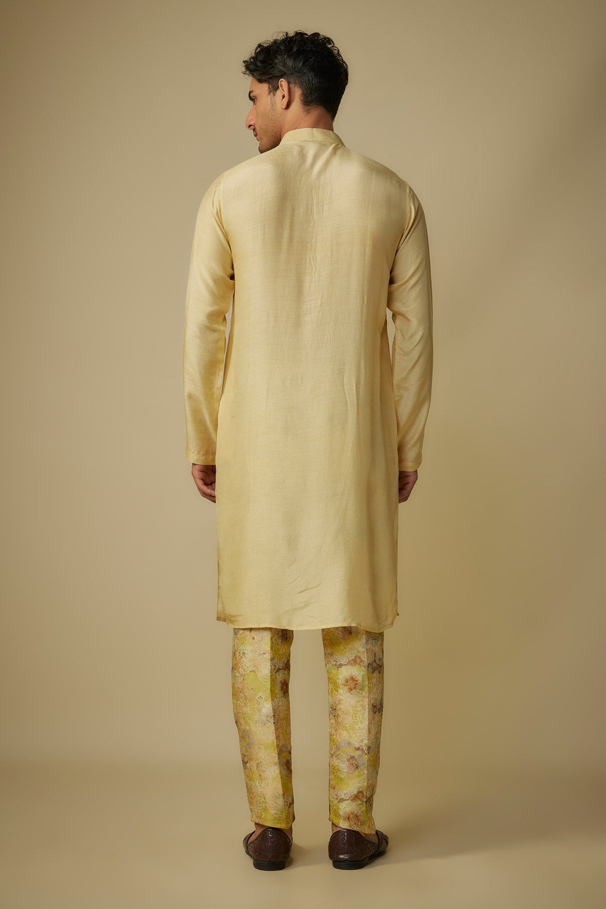 Straight Yellow Kurta & Pants