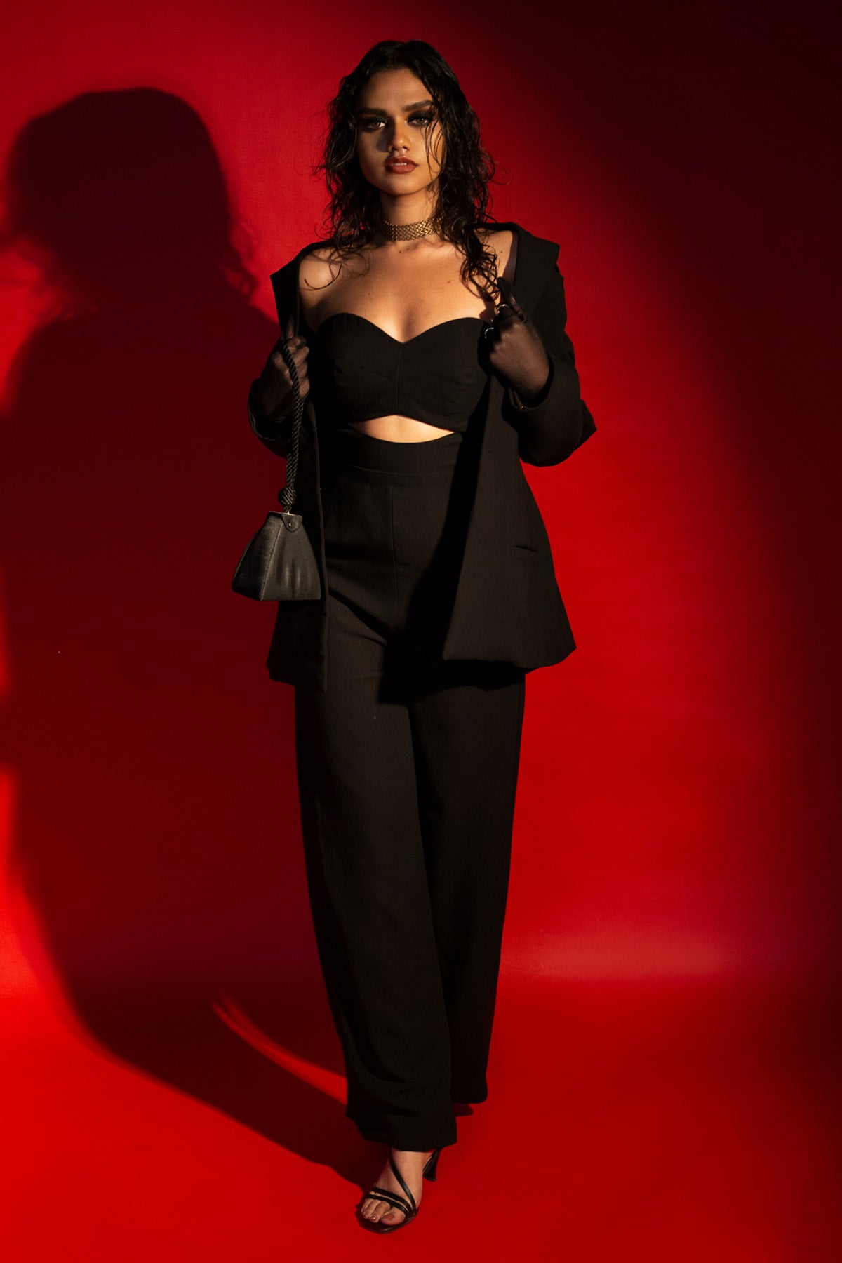 Strapless Padded jumpsuit