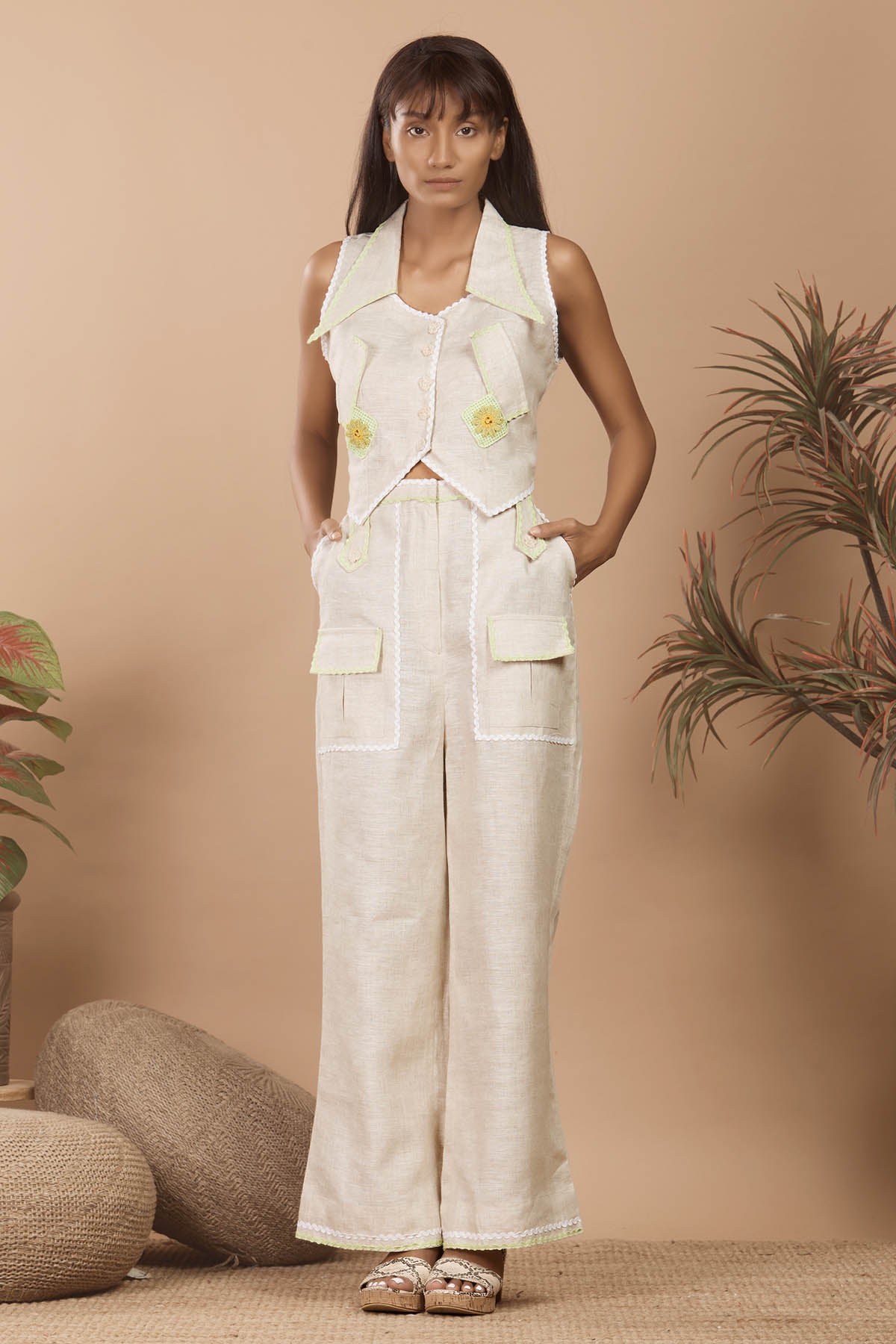 Street Style Linen Co-ord Set
