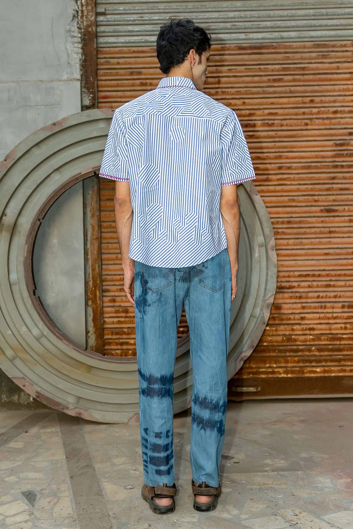 Stripe Applique Shirt