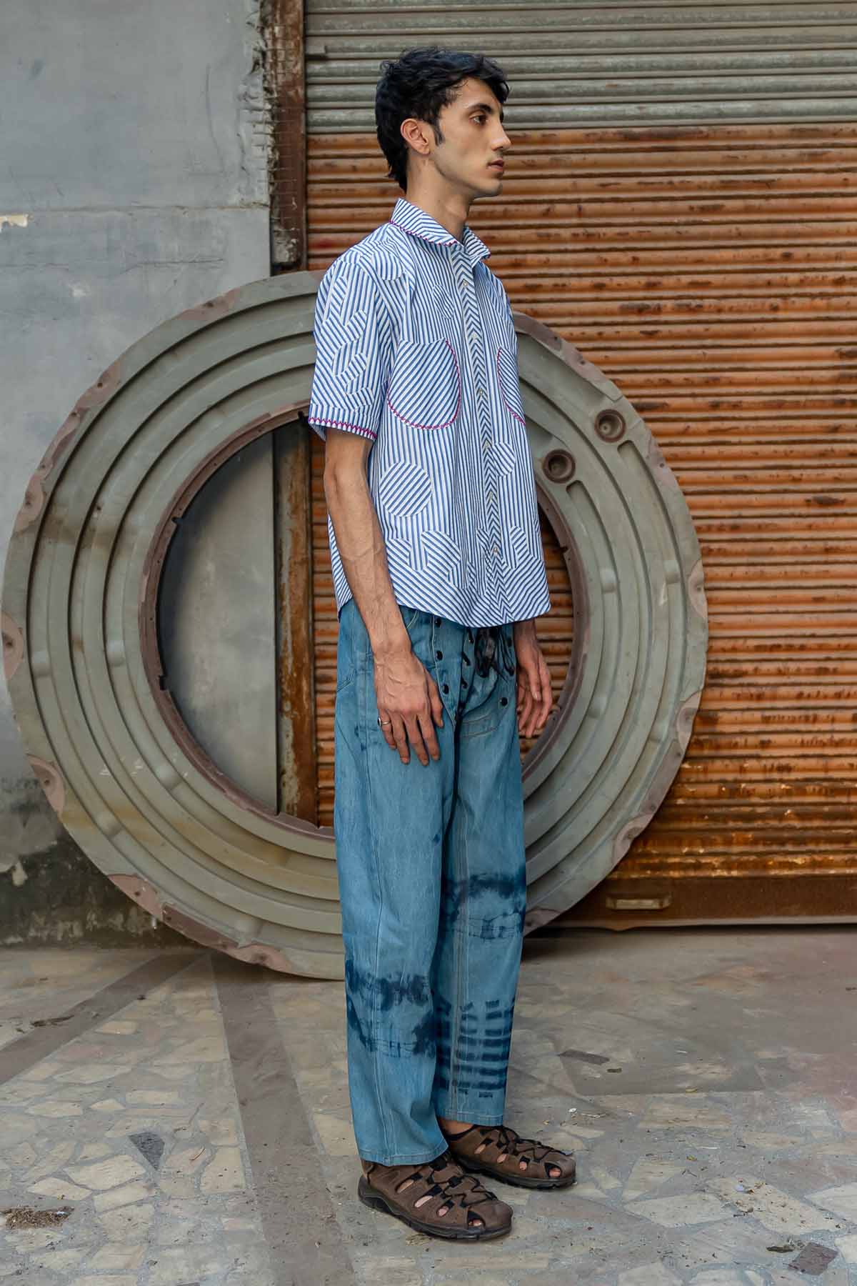 Stripe Applique Shirt