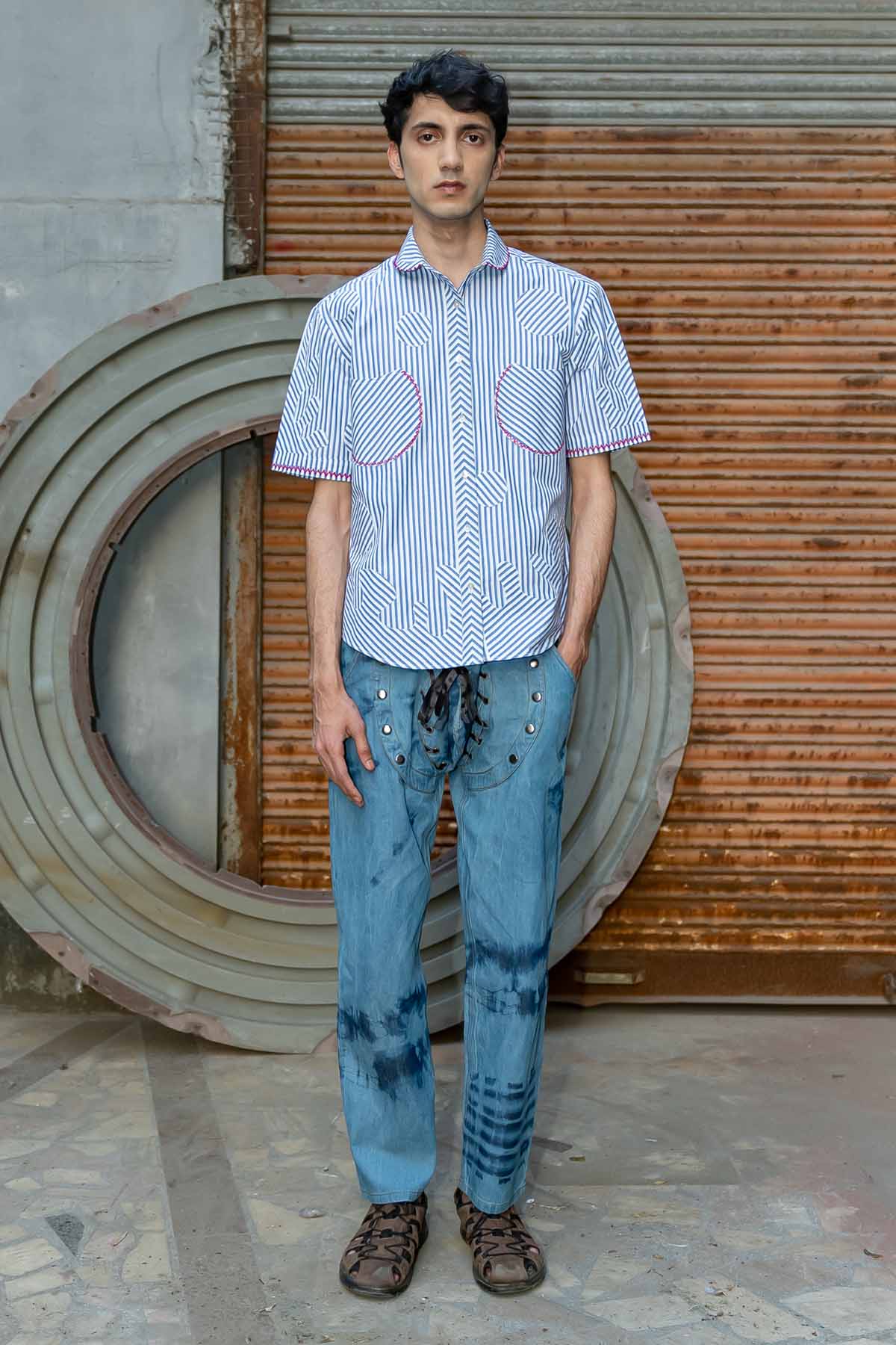 Stripe Applique Shirt