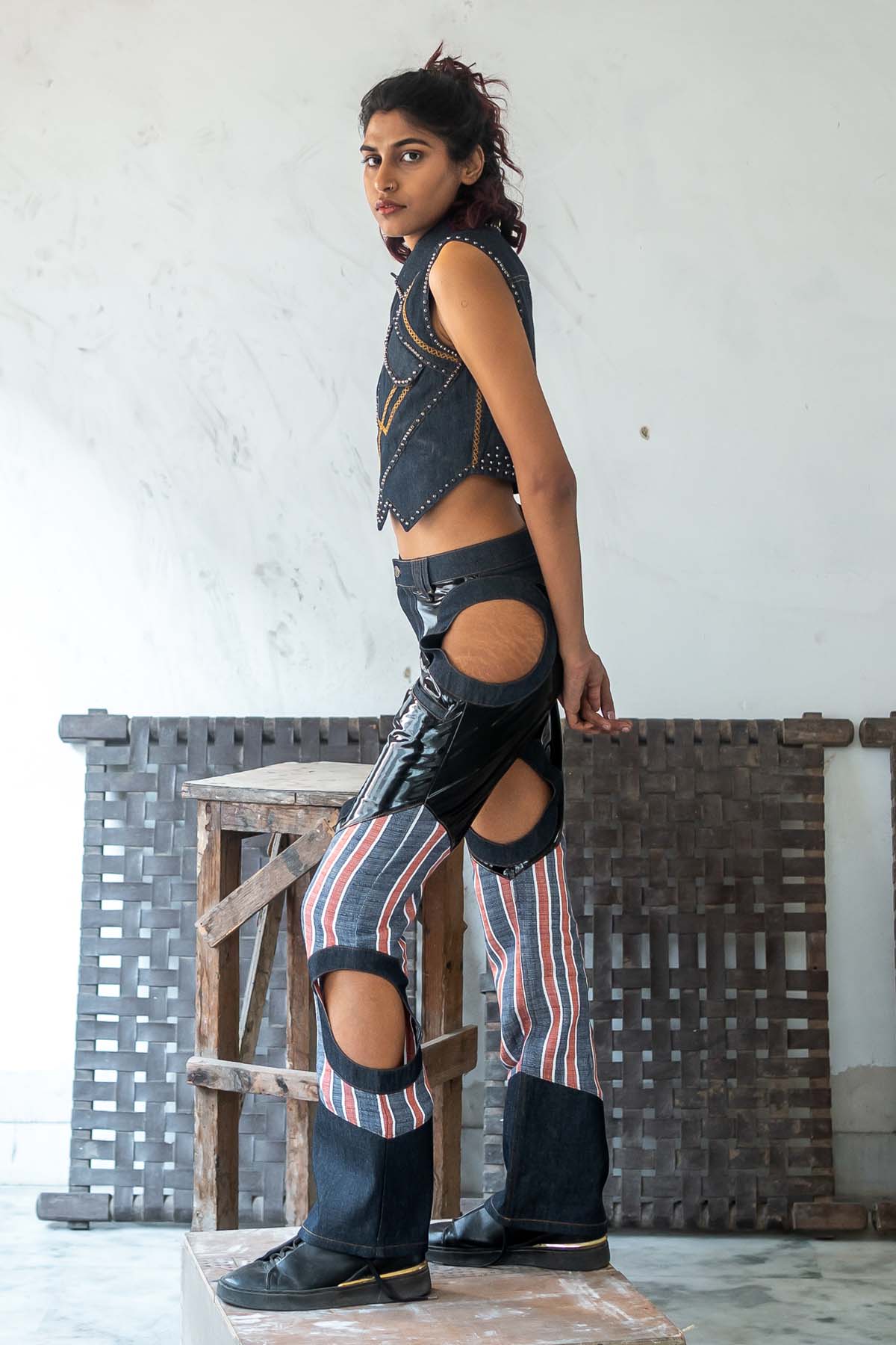 Studs Embellished Jacket