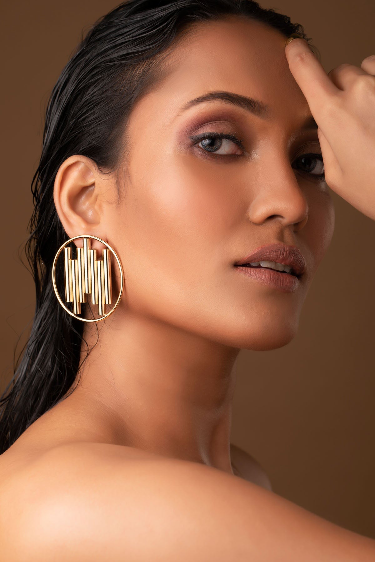 Buy RUHHEITE Sunshine Shower Earrings For Women by Esme Available Online at ScrollnShops