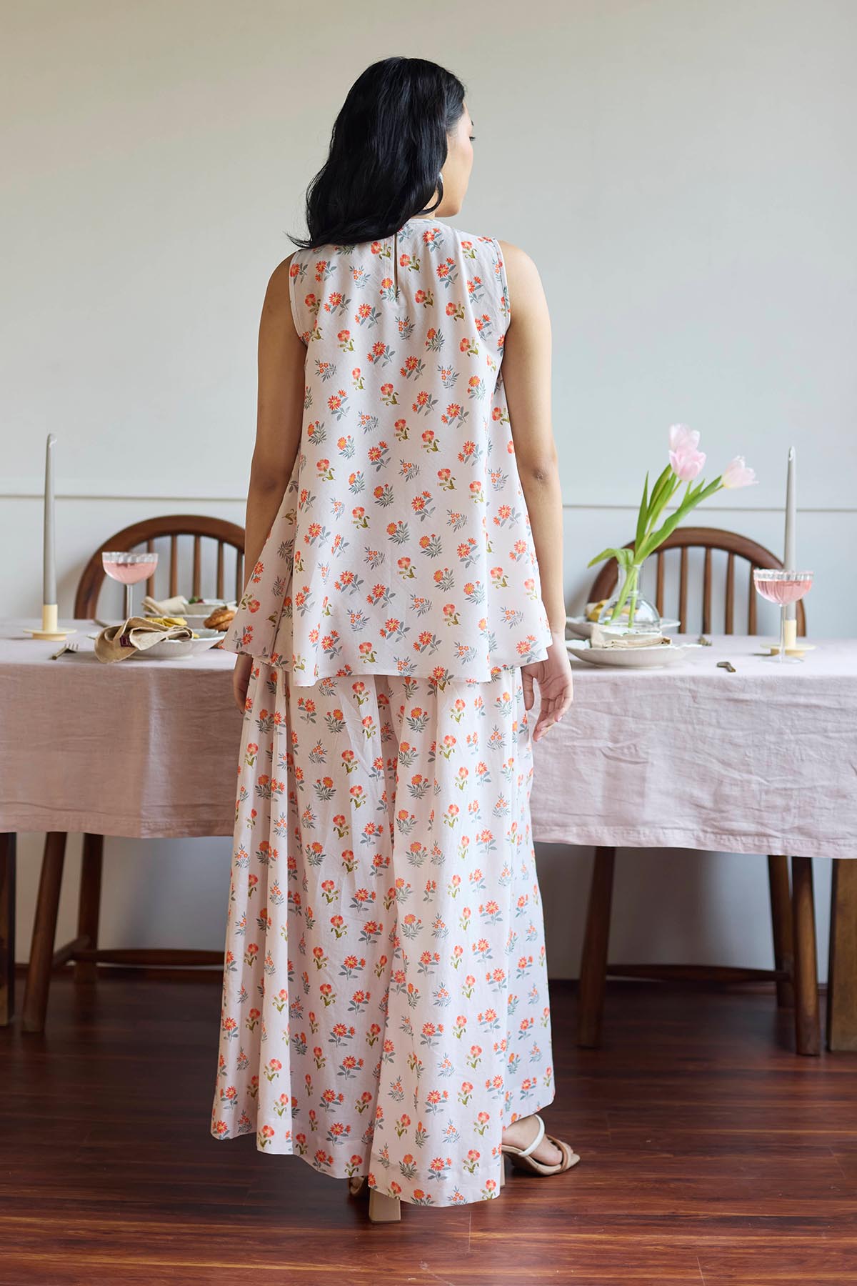 Taupe Sleeveless Top & Pants