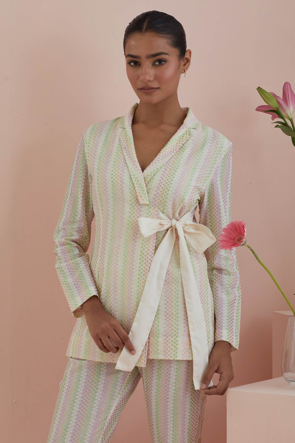 Texture Cotton Waves Co-ord Set