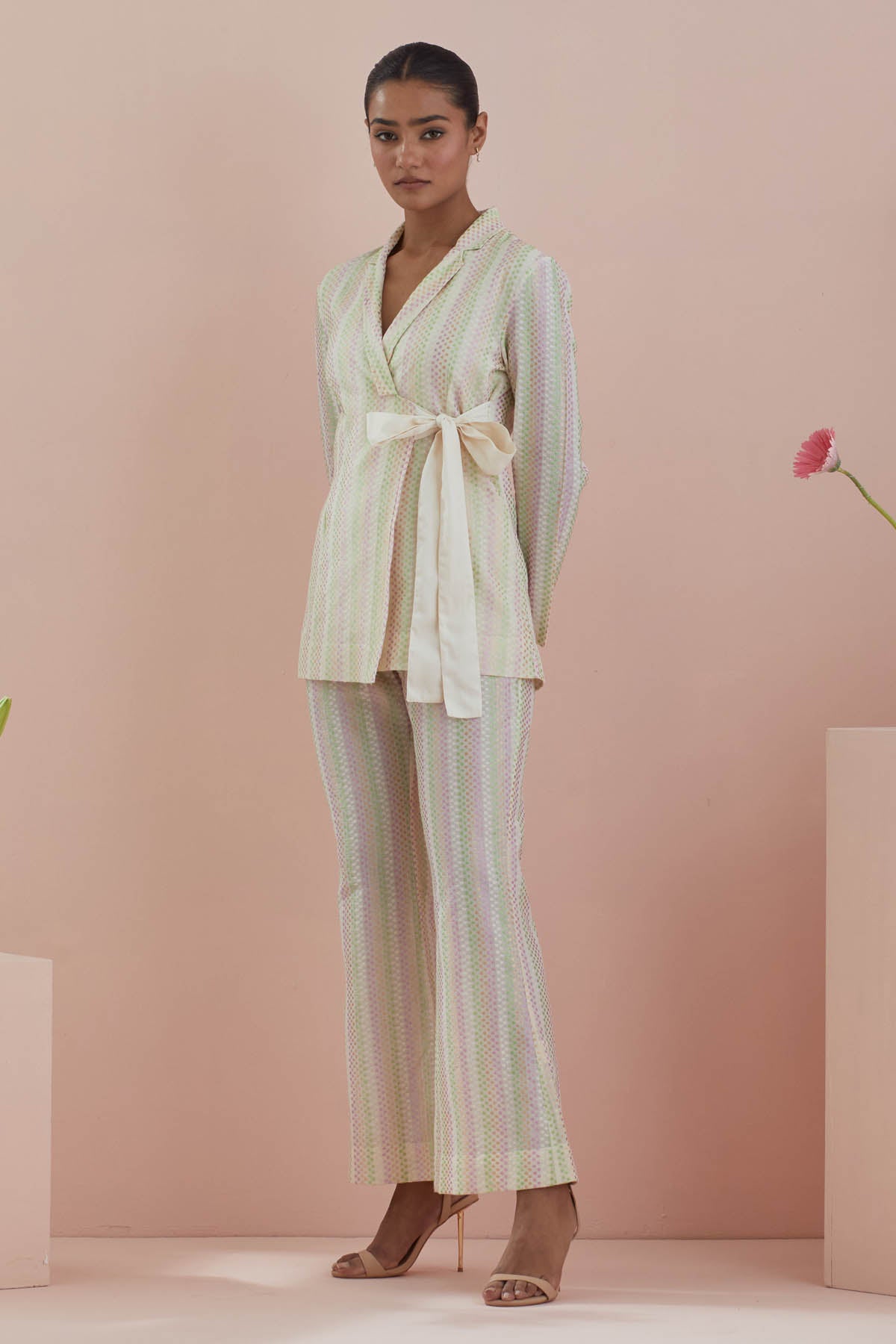 Texture Cotton Waves Co-ord Set