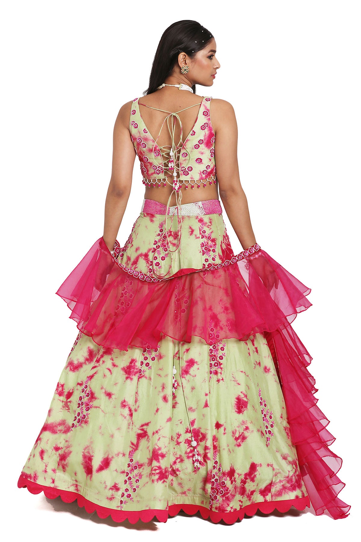 Thread Multicolor Lehenga Set