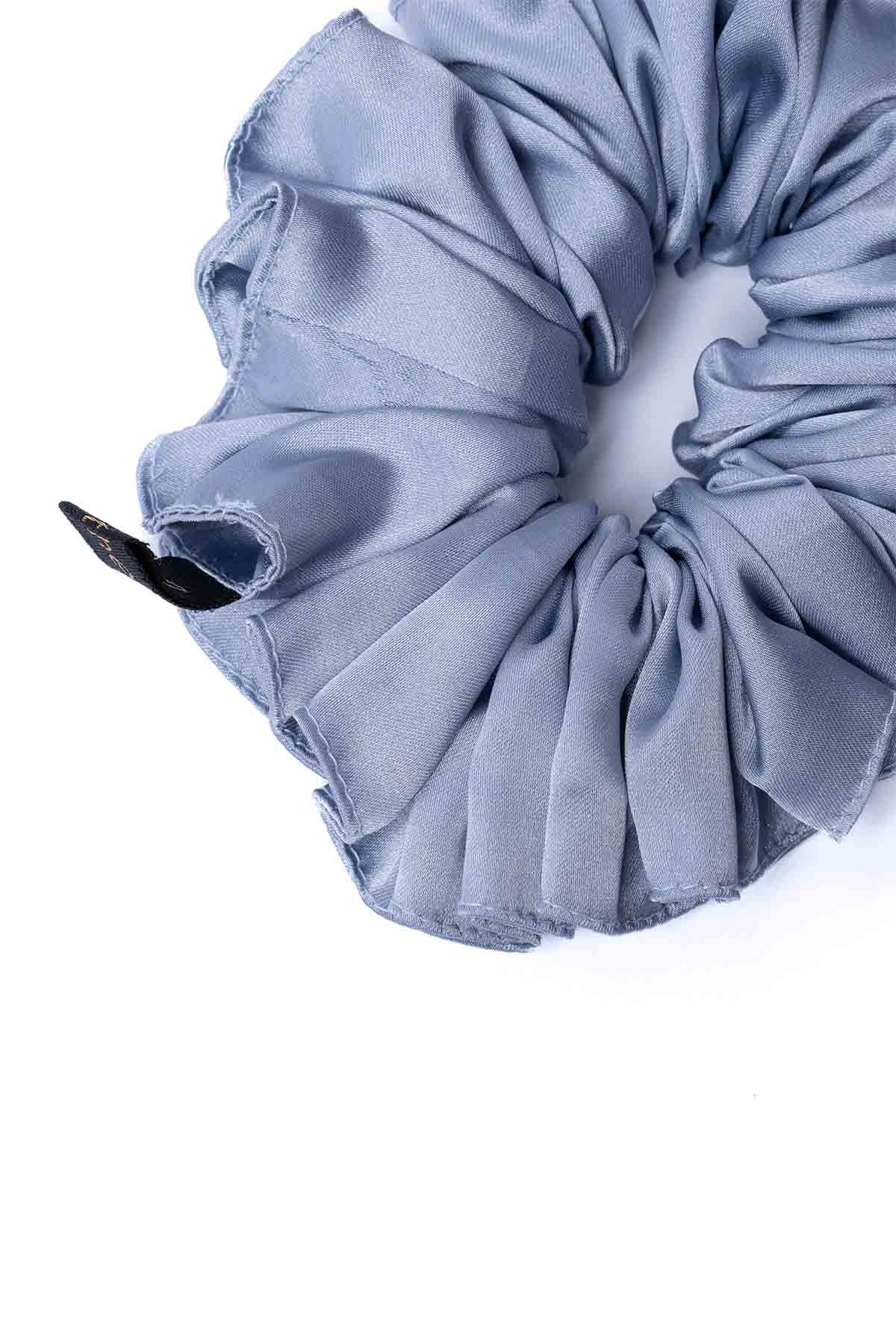 Tiffany Blue Satin Scrunchie