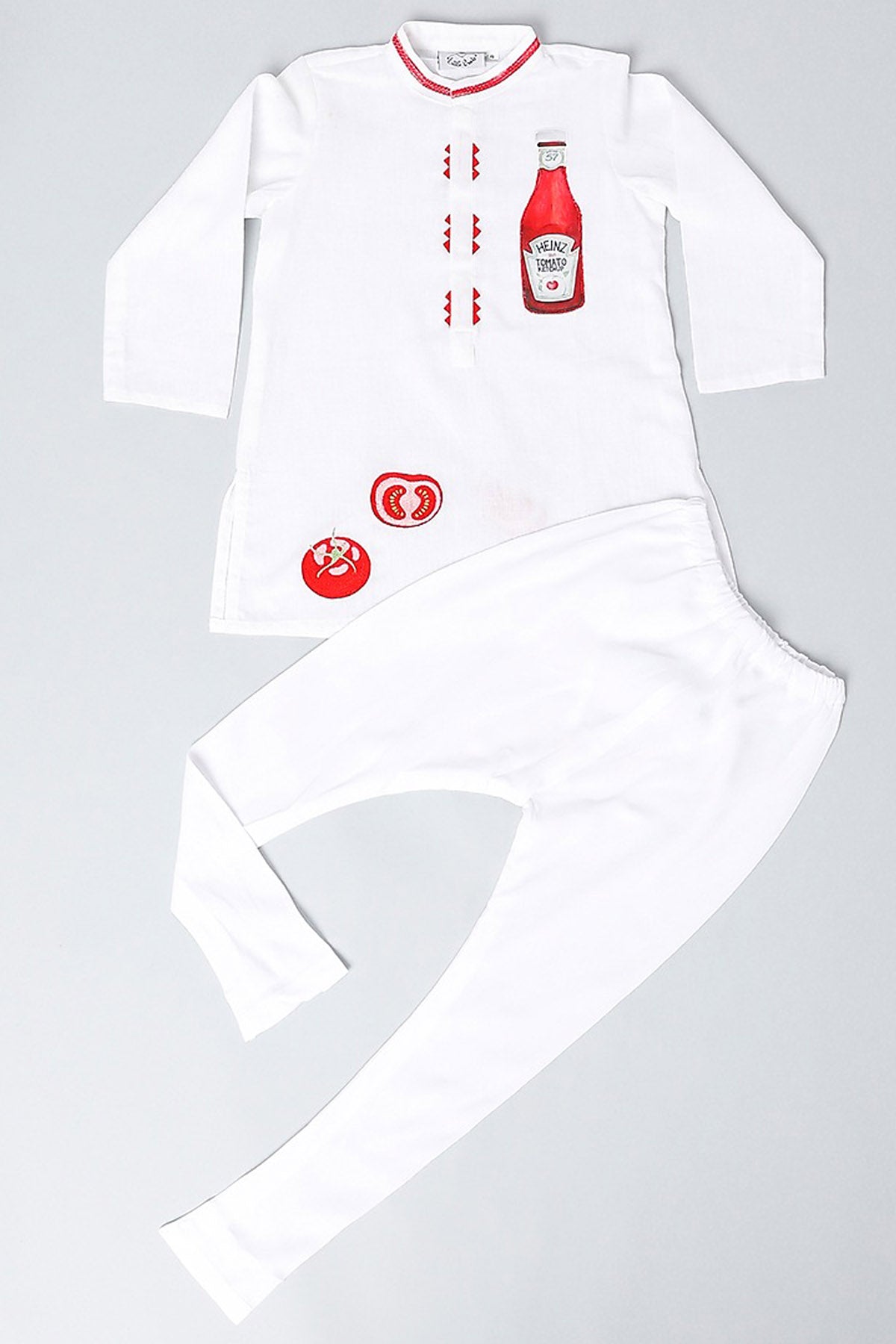 Tomato Ketchup Printed Kurta Set