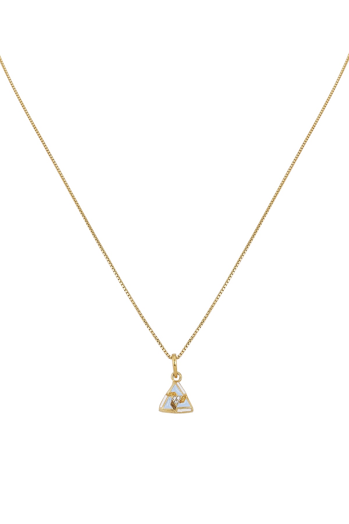 Triangular Shaped Pendant Set