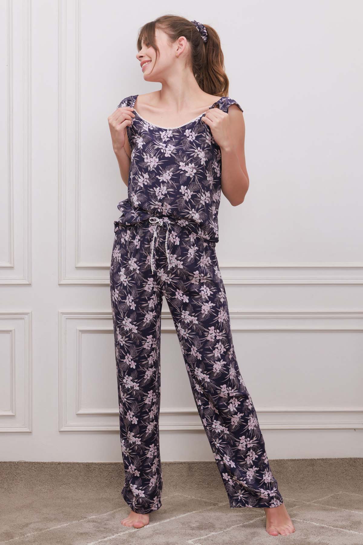 Tropical Print Pyjama Set