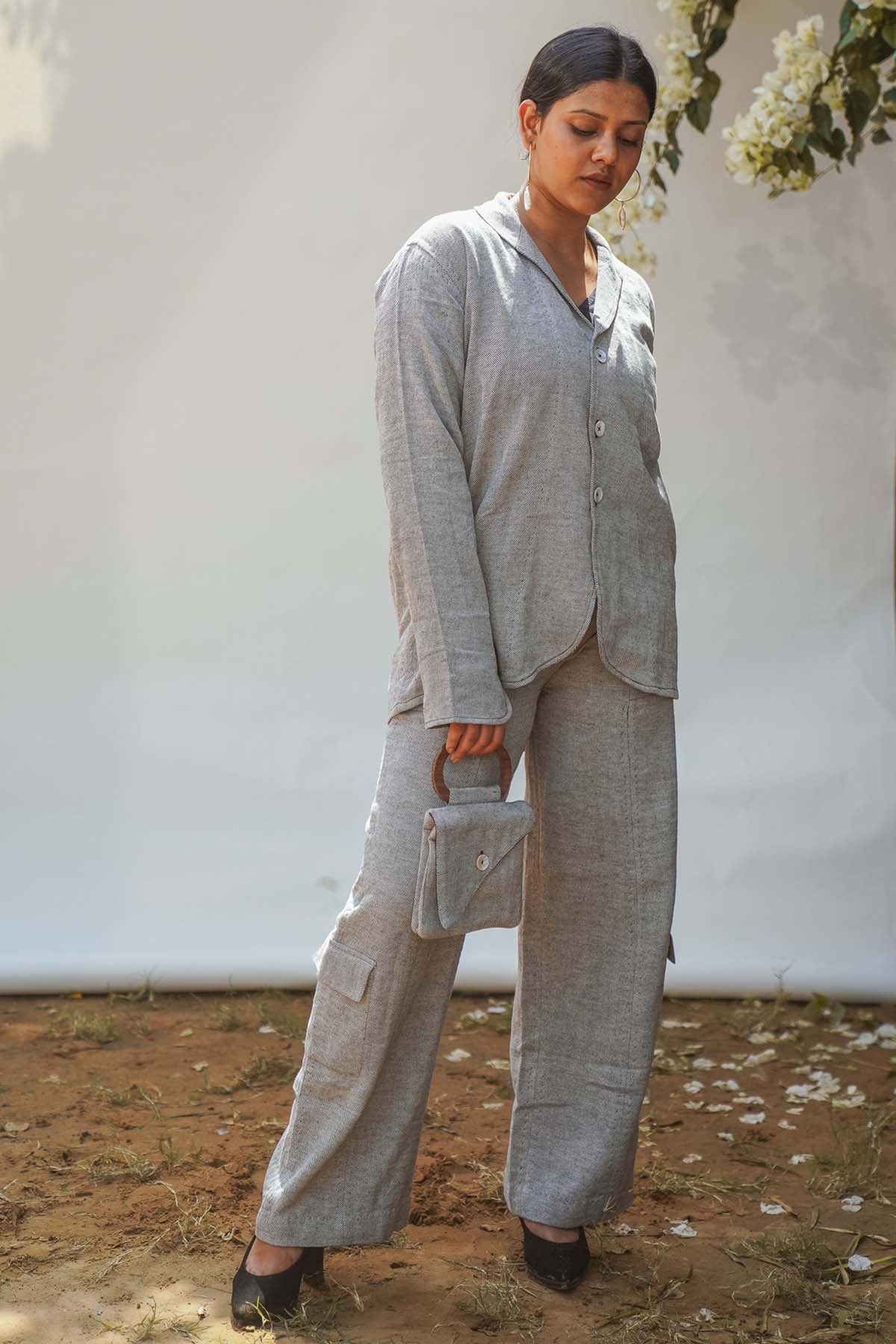 Twill Weaved Jacket & Pant Set