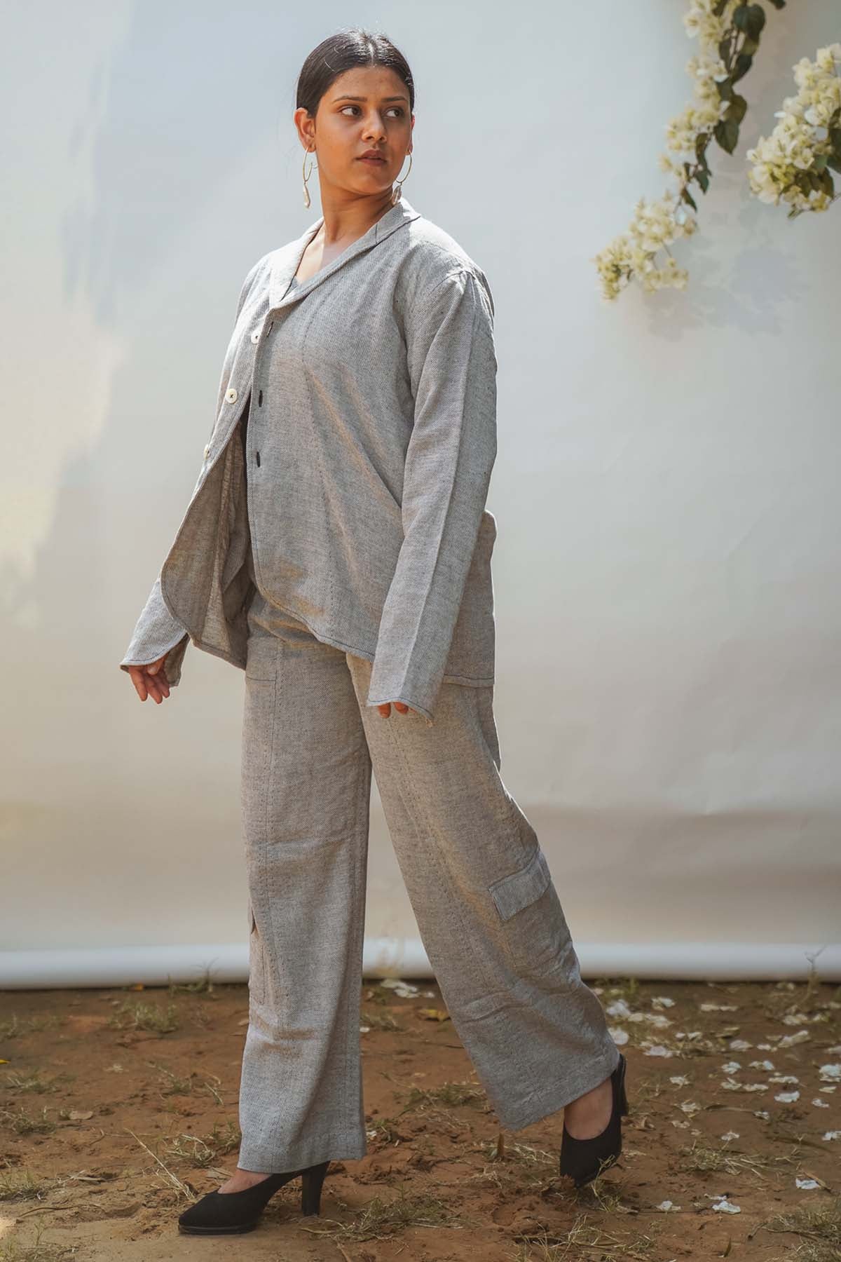 Twill Weaved Jacket & Pant Set