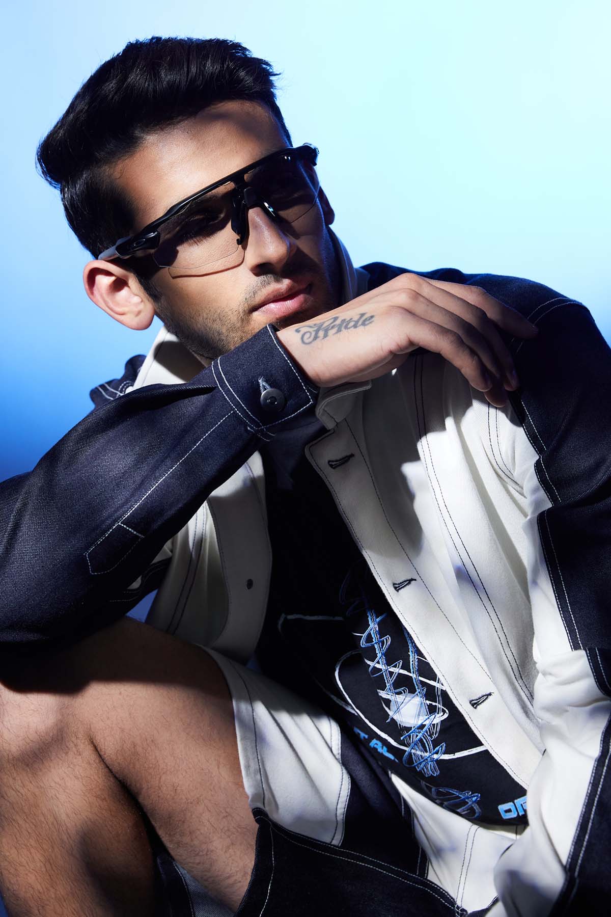 Two Tone Denim Jacket