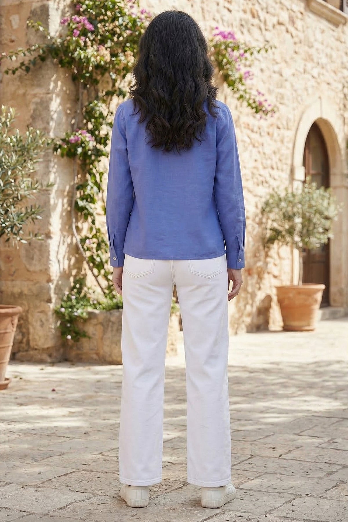 Cotton Veri Peri Collar Shirt