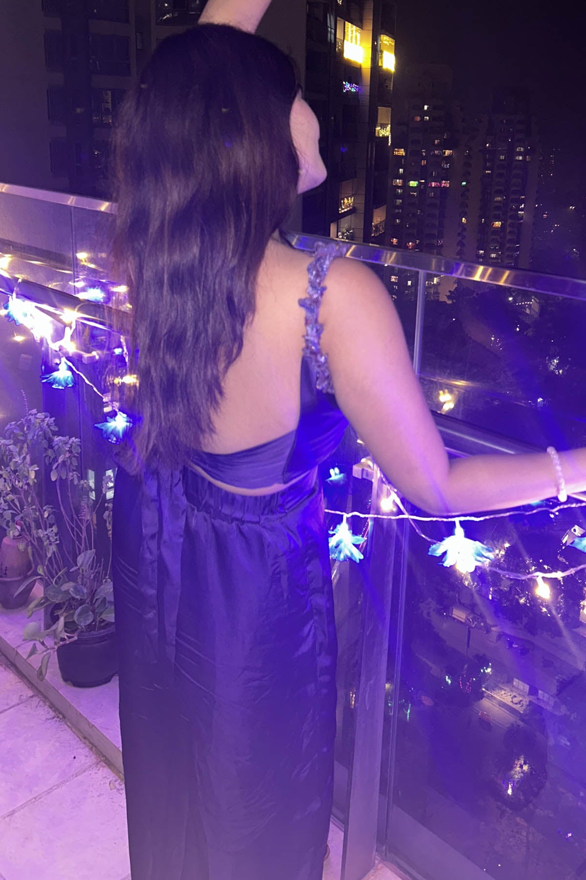 Violet Sleeveless Co-ord Set