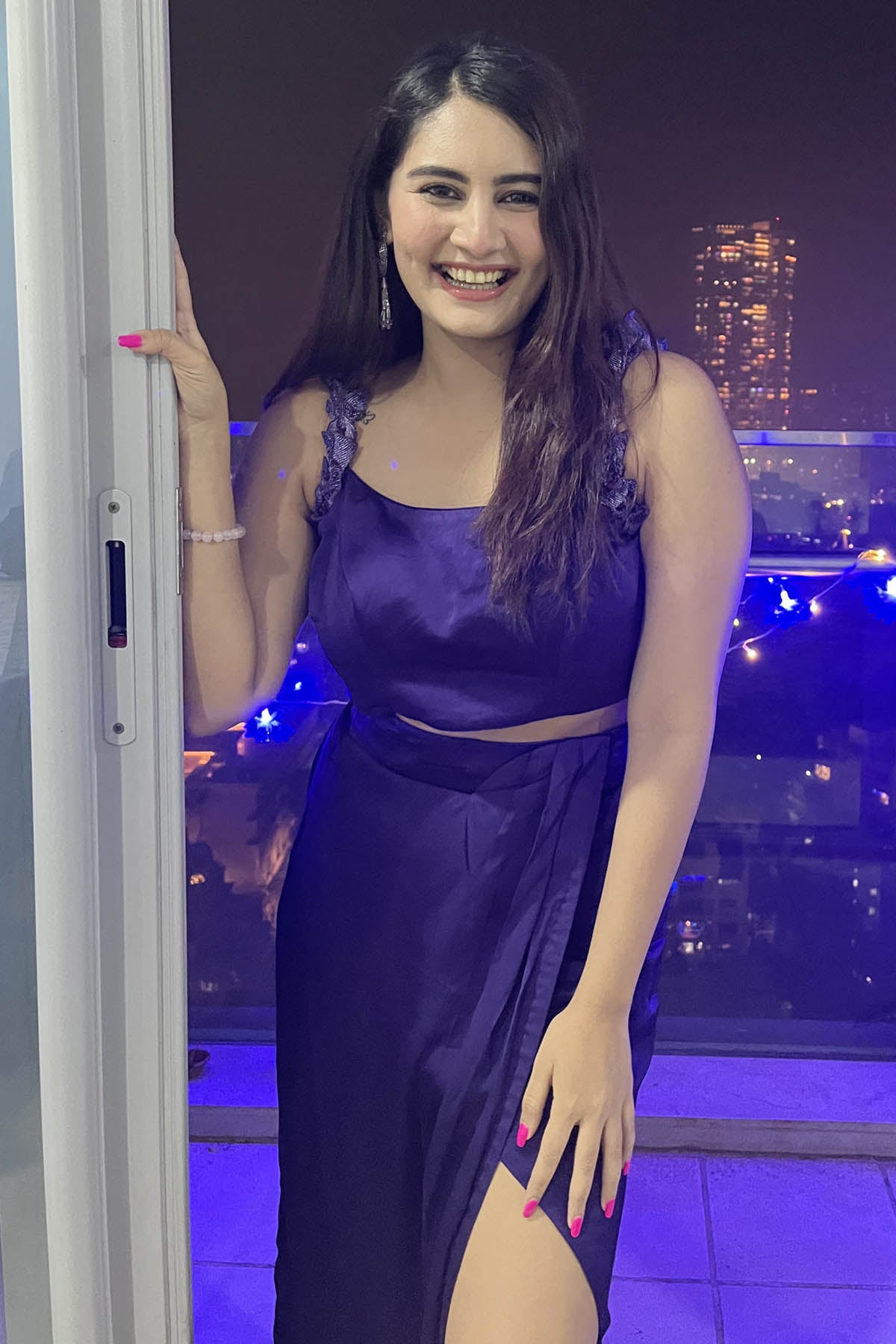 Violet Sleeveless Co-ord Set