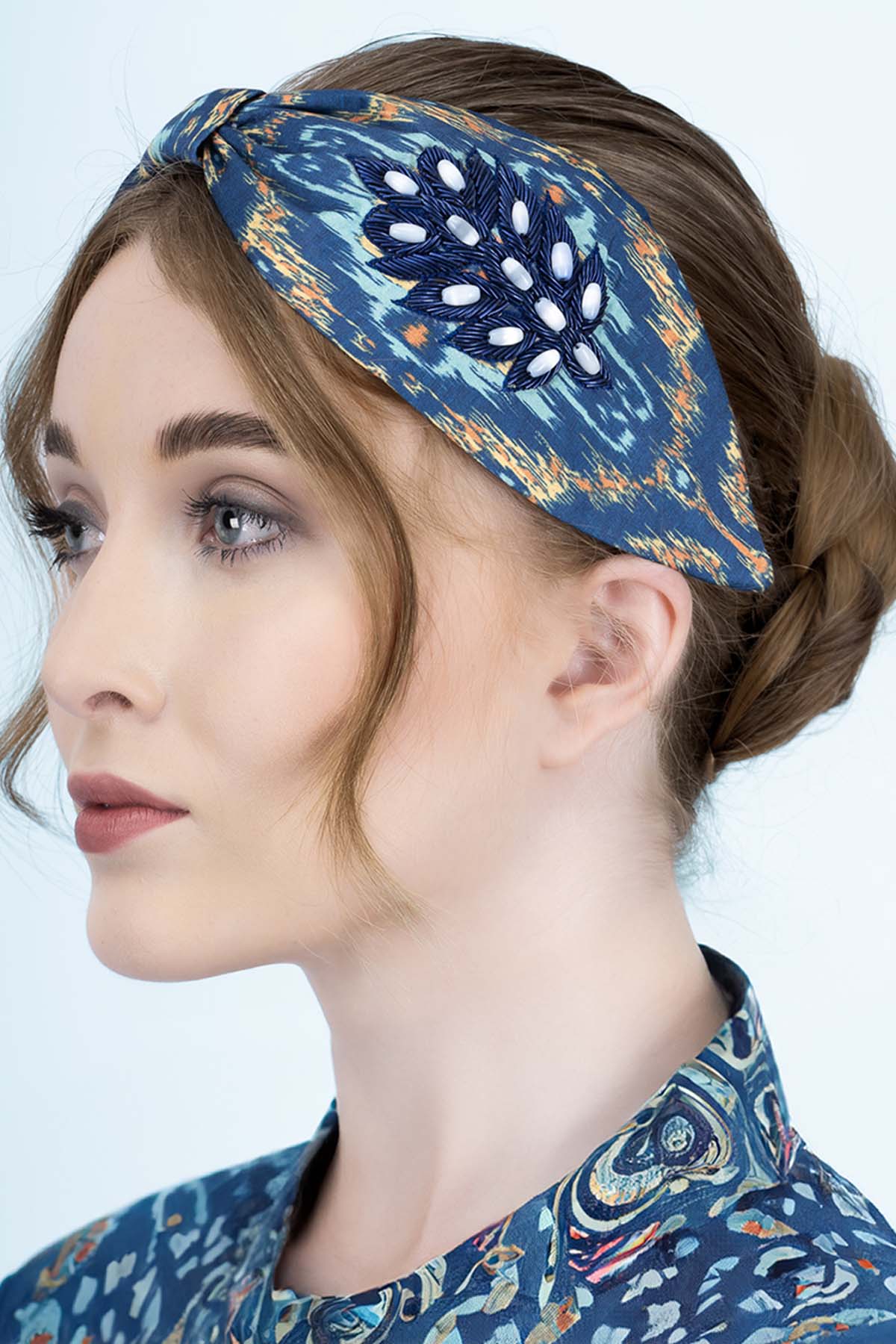 Viscose Embroidered Headband