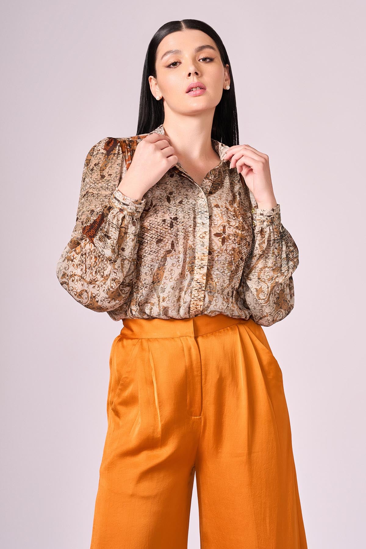 Viscose Multicolor Shirt & Pants
