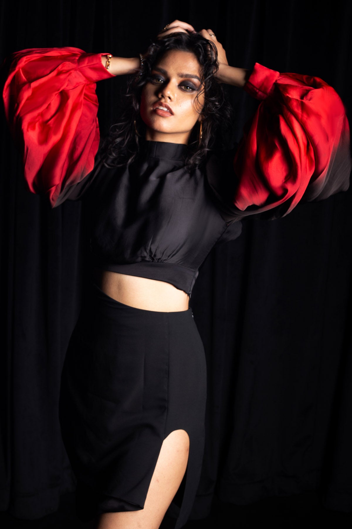 Voluminous Sleeve Top