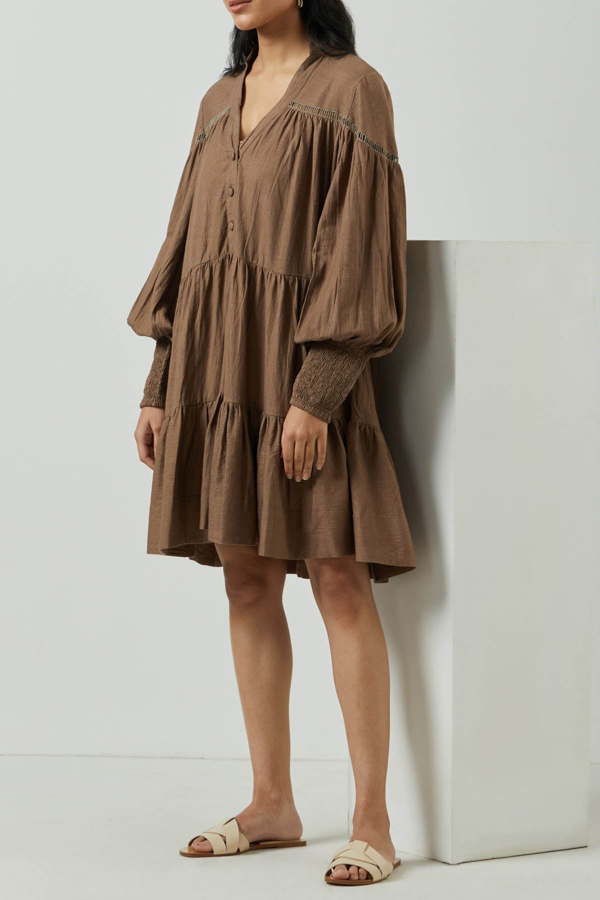 Voluminous Tiered Dress