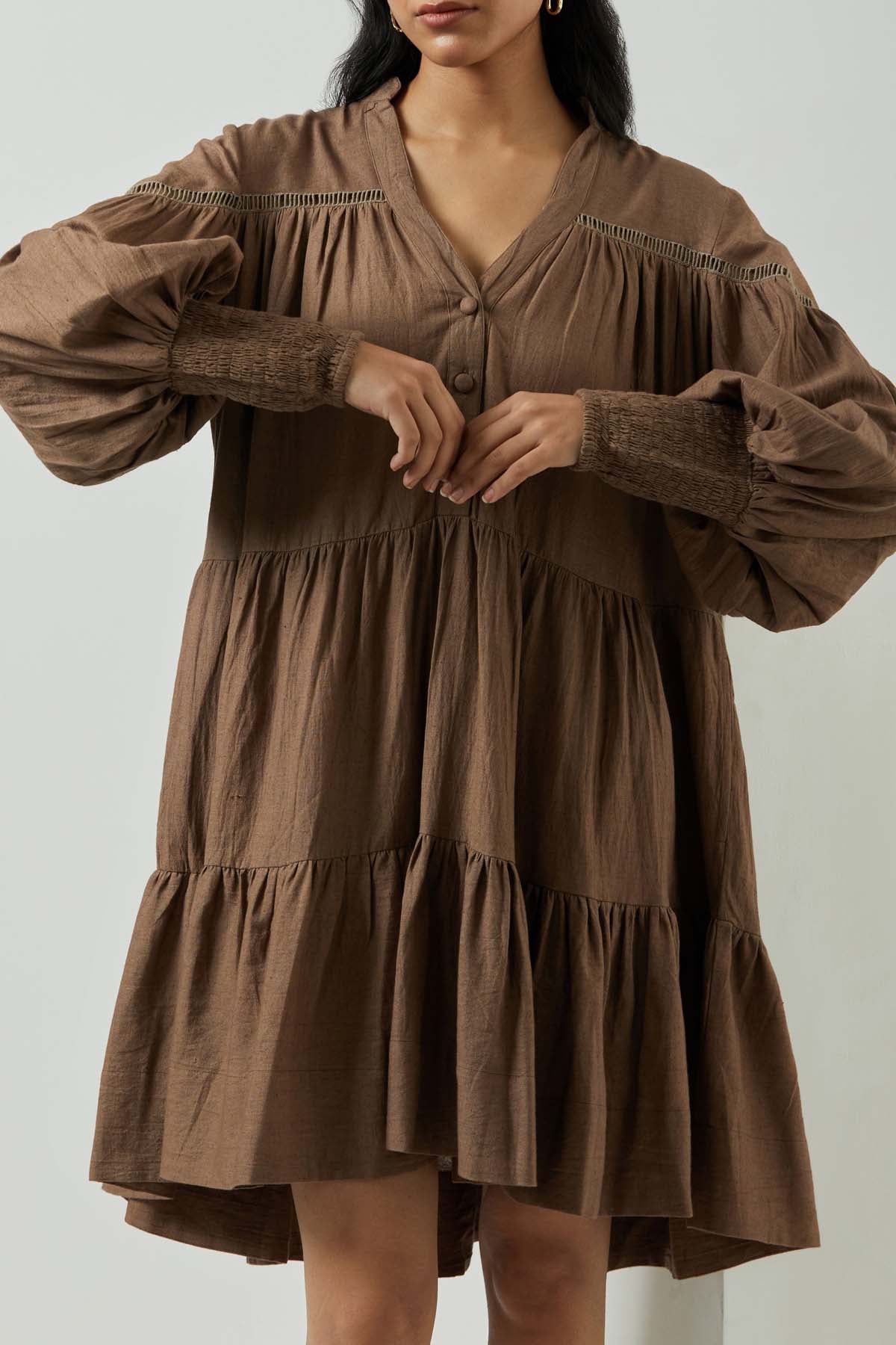 Voluminous Tiered Dress