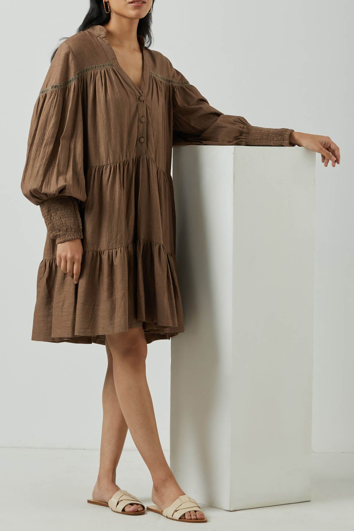 Voluminous Tiered Dress