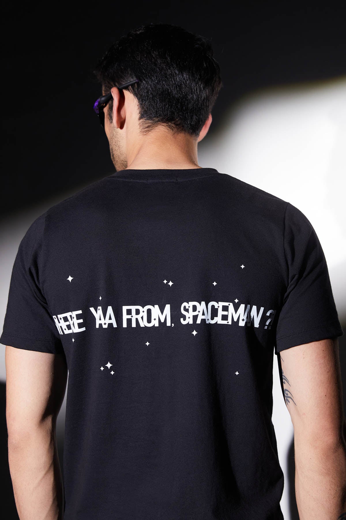 Whale Galaxy Print T-shirt