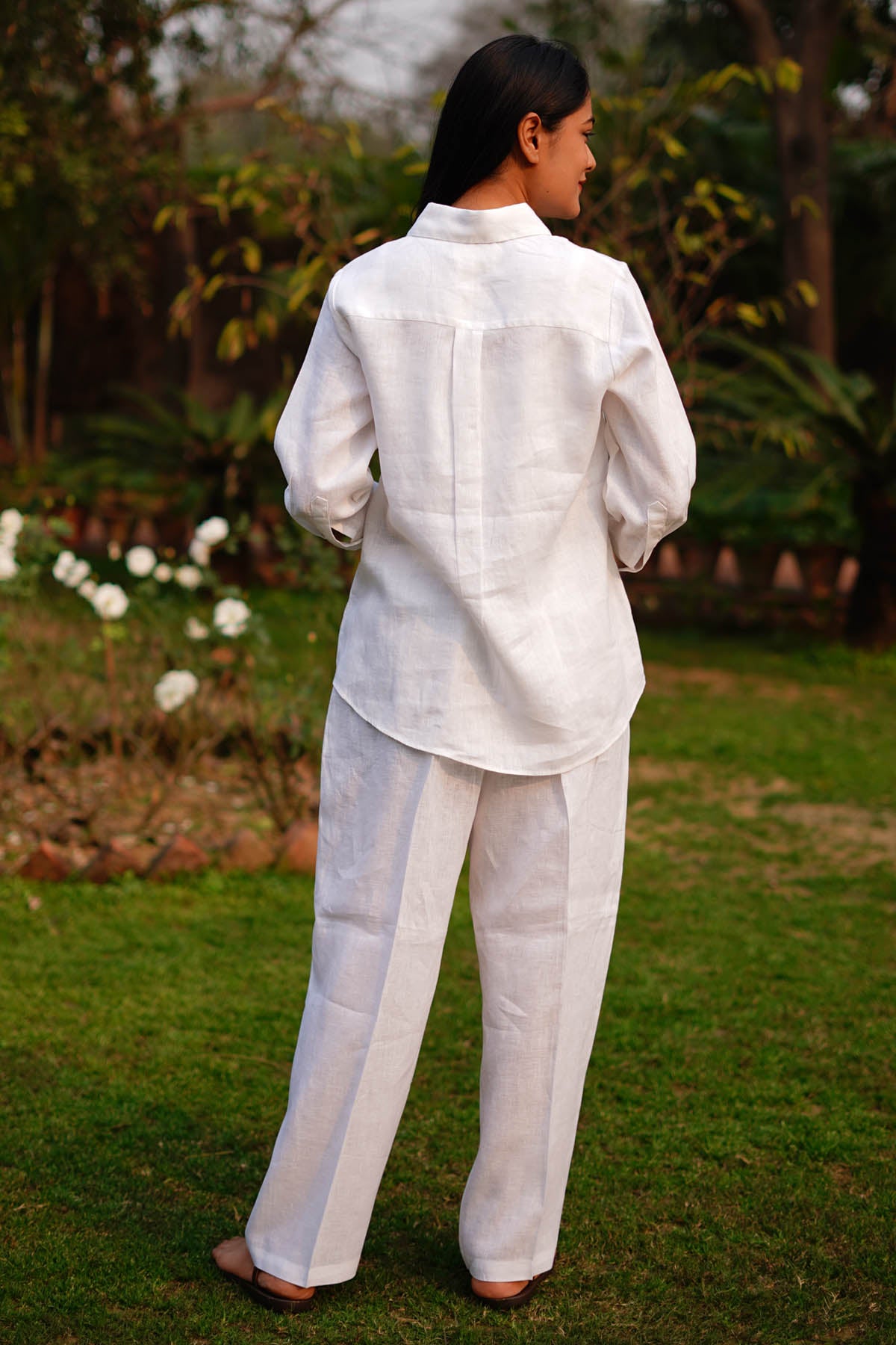 White Bird Embroidered Shirt