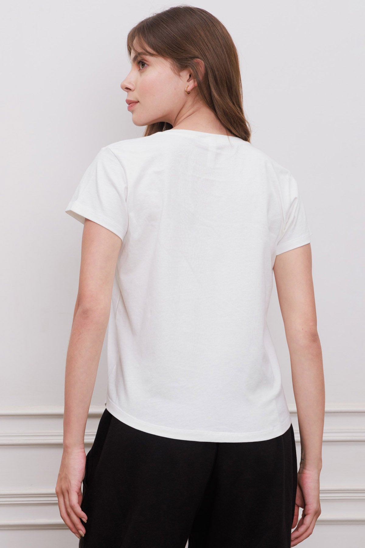 White Crew Neck T-shirt