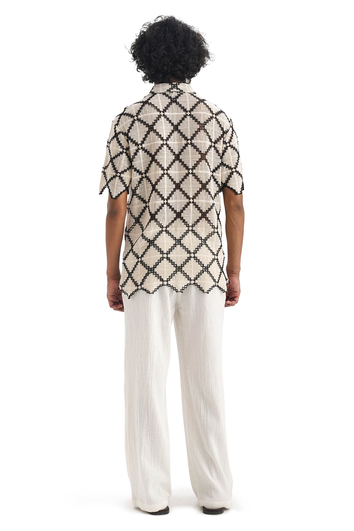 White 100% Cotton Breezy Pants