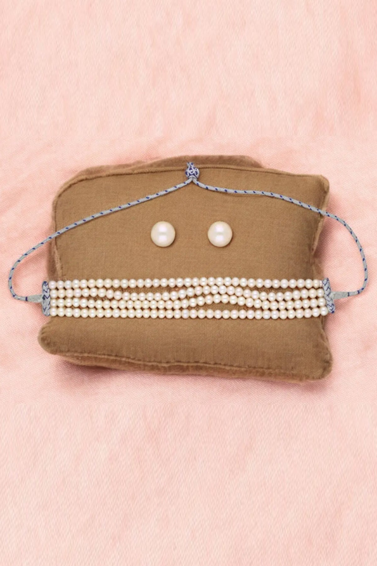 Buy White Alloy Pearl Choker Set for women by J Pearls online available at scrollnshops