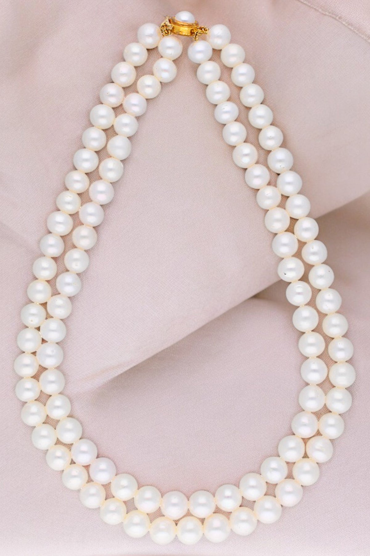 White Alloy Pearl Jewellery Set