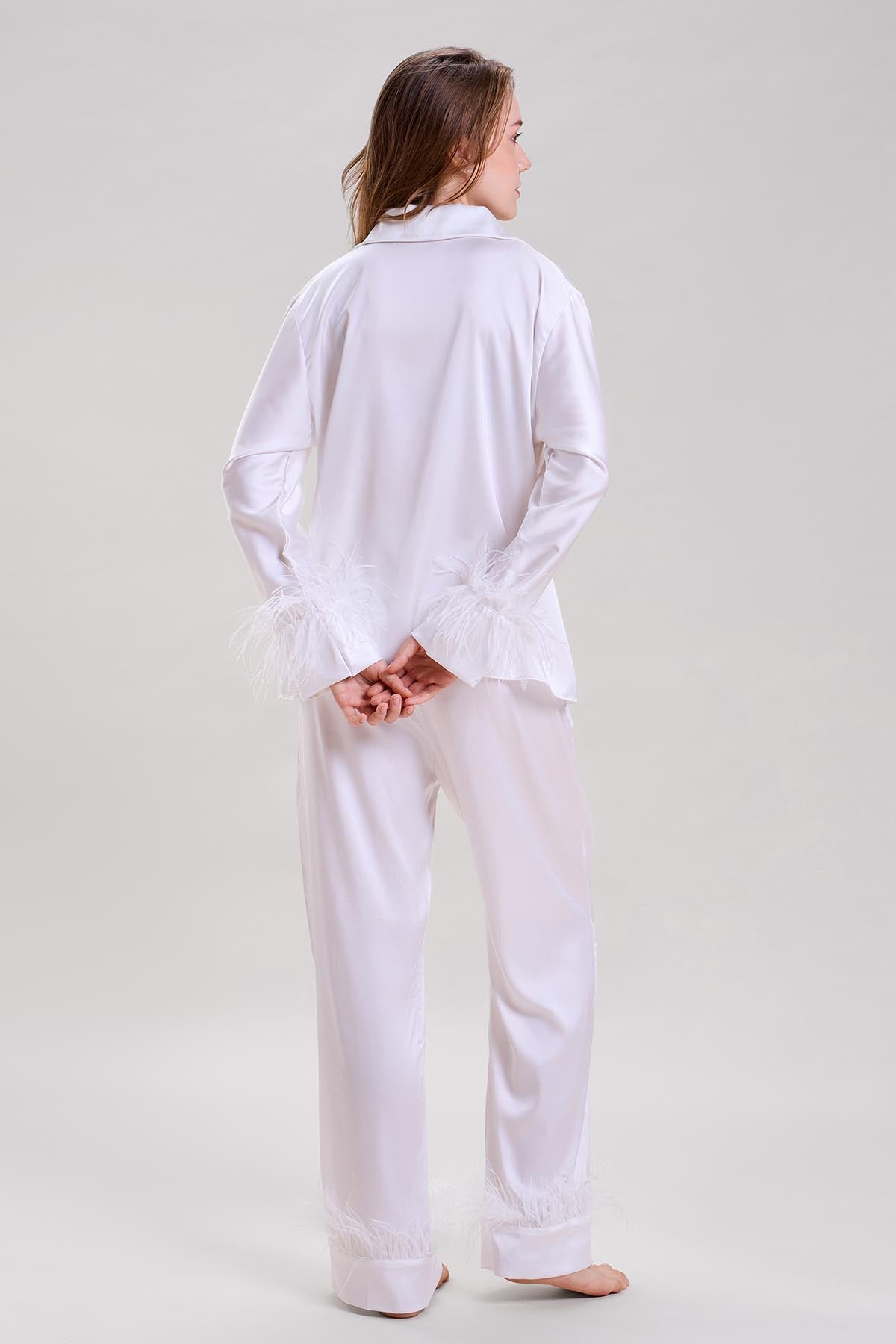 White Collar Shirt & Pyjama