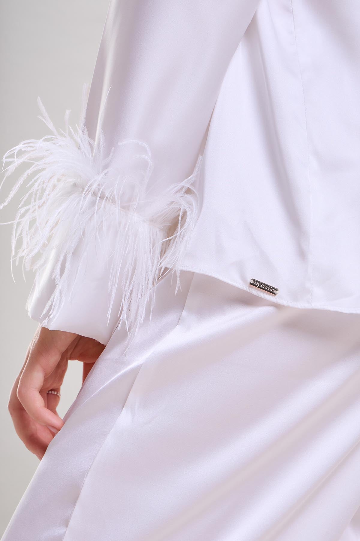 White Collar Shirt & Pyjama